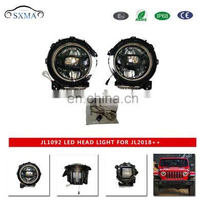Shanghai Sanfu Car Accessories Fit For Jeep W Rangler JL 18+ JL1092 High Quality Truck Head Light Headlamp LED Headlights photo-3