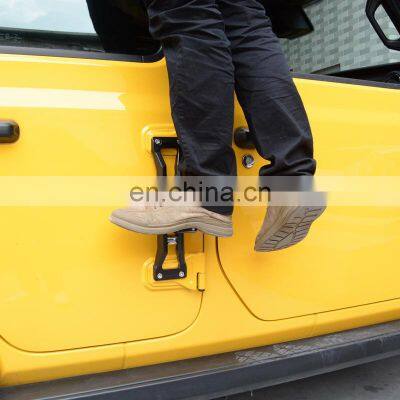 Miaker Off Road Door Hinge Step Folding Side Foot Pedal With Bottle Opener For Jeep Wrangler Jk/JL Accessories photo-5