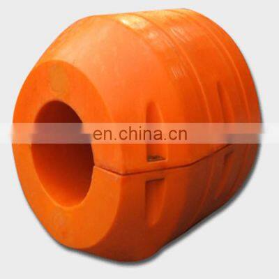 Marine MDPE/HDPE plastic floating dredging pipe barrier buoy