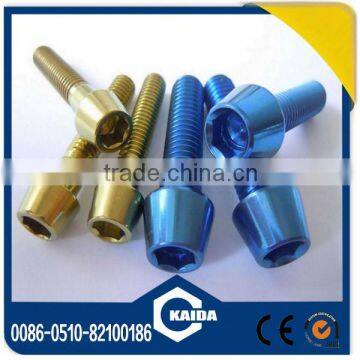 anodized titanium bolt