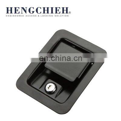 MS858D Hot Sale 304 Stainless Steel or Iron Powder Coated Toolbox Panel Paddle Cabinet Door Locks photo-3