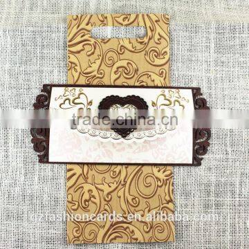 Latest Wholesale Laser Cutting Wooden Wedding Invitation Card