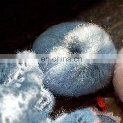 Available In Stock 25g Mohair Crochet Yarn Mohair Acrylic Blended Hand Knitting Yarn For Crochet