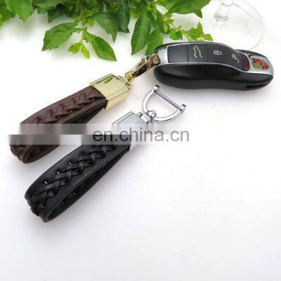 Personalized Wholesale Custom Plain Sublimation Luxury Faux Cowhide Premium Heart Car Strap PU Leather Keychain With Logo