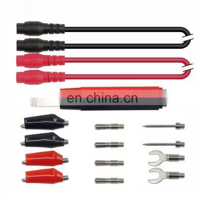 MESTEK 16Pcs Multimeter Test Probe Test Leads Kit Replace Test Wires Probes for Digital Multimeter Crocodile Clips U type Probe