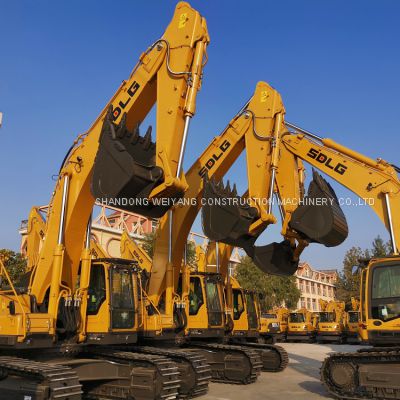 SDLG hydraulic excavators E6500F with 2.8M3 bucket good price