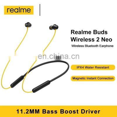 Realme Buds Wireless 2 Neo Gaming Earbuds 88ms Low Latency Deep Bass 17Hrs Playtime IPX4 Music Sport Earphone