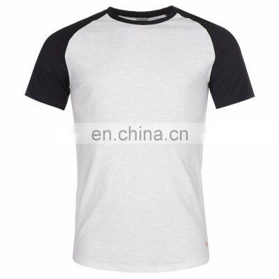 Hot Selling T-shirt For Men Two Color Custom T-Shirts Raglan Sleeve tees