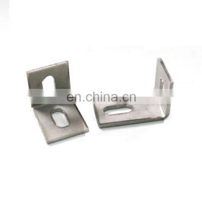 Metal fabrication metal steel sheet custom L shape corner bracket metal for mounting