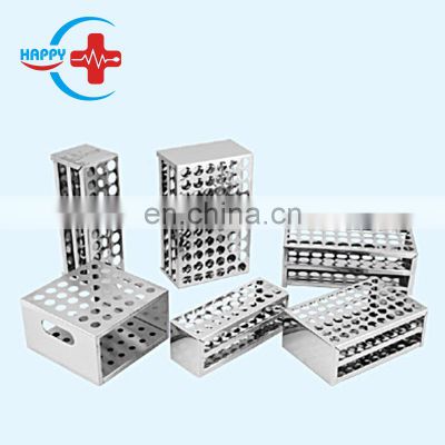 HC-M125  Multiple sizes test tube rack stainless steel/Portable Stainless steel test tube rack (18/30/40/60)