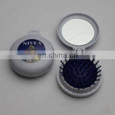 Foldable Pocket Comb Mirror