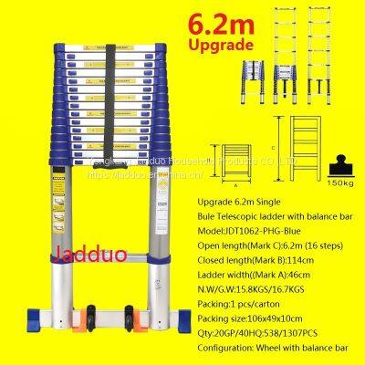 Single Blue Telescopic Ladder photo-4
