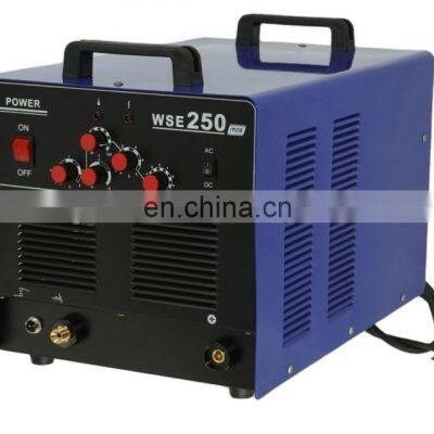 WSE 250 tig weld aluminum  portable AC/DC inverter welder welding machine china supplier