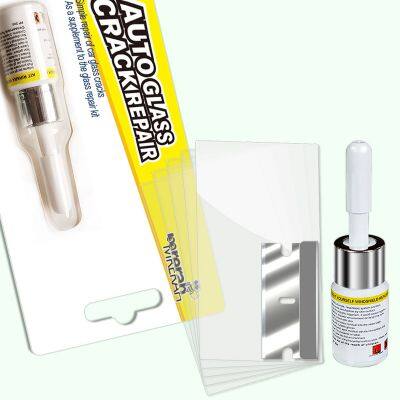 Factory Direct Supply to Amazon Hot Sale Car Glass Repair Fluid Tool Car Windshield Repair Set Car Cleaning Kit Wrk15001 photo-2