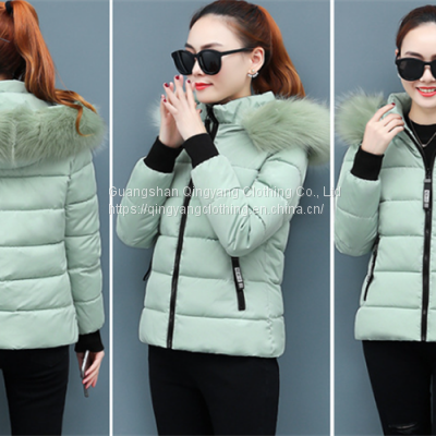 Winter Warm Cotton Padded Jackets Hooded Female Down Jacket Thick Ladies Down Coat Plus Size Puffer Jacket Women photo-4