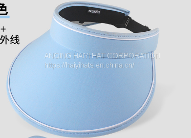 Upf50+Foldable Wholesale Sun Visor Cap Of Lady Large Eaves Uv Protection Sun Visor Hat photo-5