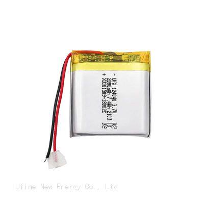 China Li-ion Battery Manufacturer Wholesale Portable Medical Equipment Battery UFX124040 2000mAh 3.7V Safety Lipo Battery