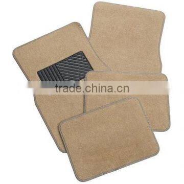 High quality PVC nonwoven velour surface car carpet mats