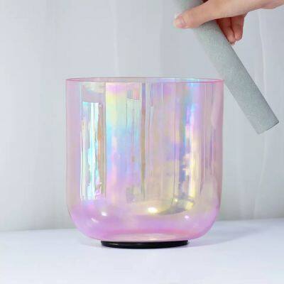 Wholesale 3/4th Octave Sound Healing Bowls Design Crystal Singing Bowl Crystal Grail 440/432Hz photo-4