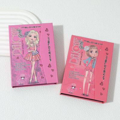 29 Color Eyeshadow Palette Book Customized Logo Girls Glitter Face Palette La Sombra De Ojos photo-3