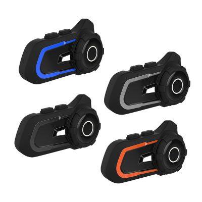 S2 Motorcycle Accessories Support 2 Riders Bluetooth Intercom System Connection 2 Mobile Phones Walkie Talkie 800 Meters Helmet Intercom Headset