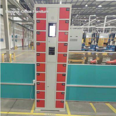 Heavy Duty Steel Smart Electronic Locker With Touch Screen for Commercial Venue Storage-Large Scale Manufacturer photo-4