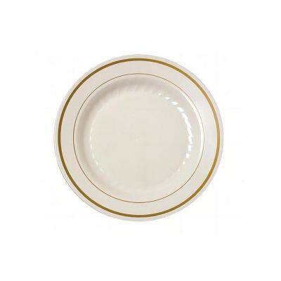 China Custom Plastic Injection Molding High Speed PS Cutlery Tableware Round Plate Mould photo-3