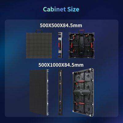 HD 500x1000 500*500mm P2.6 P2.9 P3.91 P4.8 Outdoor Indoor Rental LED Display Screen Indoor LED Panel LED Display for Church photo-3