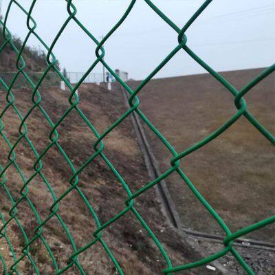 Hot Dipped Galvanized Cyclone Wire Mesh 8 ft Chain Link Fence Roll Pvc Chain Link Fence