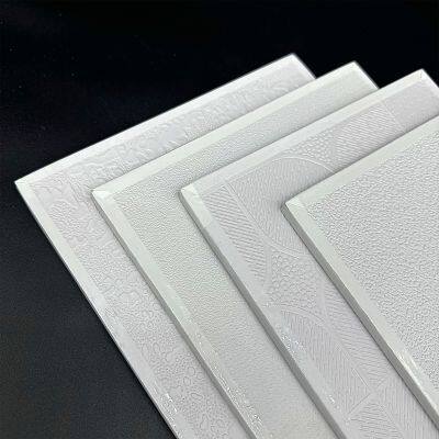 Light Reflected PVC Gypsum Ceiling Board 12mm for Office and Hospital