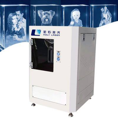Новая высокоточная 3D кристаллическая диодная лазерная гравировочная машина CNC настольная с воздушным охлаждением, поддерживает акриловые пластики и стекло