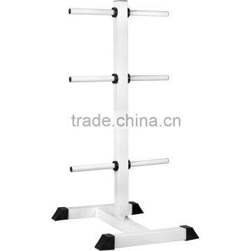 Weight Plate Rack White 6 weight plate holders home gym