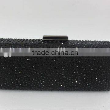 Fashion Box Shape Crystal Studded Evening Bags crystal clutch