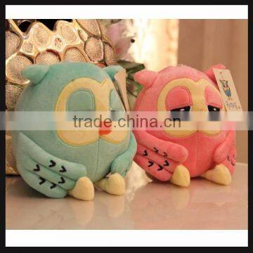 cute owl plush toy keychain wholesale for sale