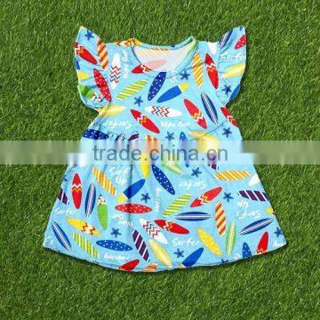 toddler girl clothes boutique 2016 baby dress printing pattern fancy skirt top designs