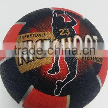 Customized Offical Cheap Rubber Basketball Size 7 for Promotion