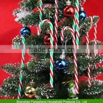 Gisela Graham Christmas Acrylic Candy Cane Xmas Tree Hang Decoration