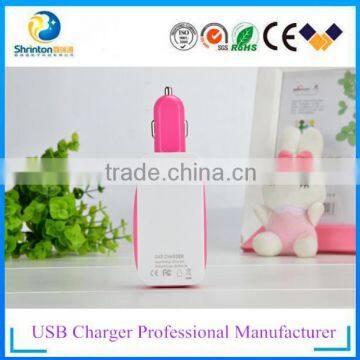 New Design Car charger with 4 USB Port 4.3A universal car adapter with usb charger