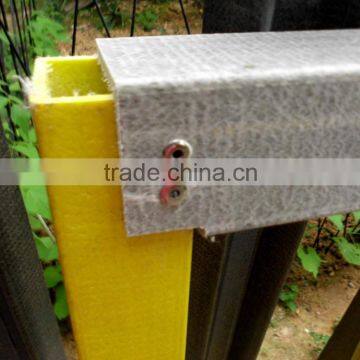 Round and Square Shape Fiberglass Tubes,Pultrusion GFRP Profiles for Bridge Fencing photo-3