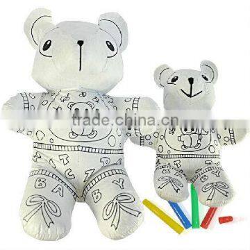 washable painting plush toy/painting toy/kids painting toys