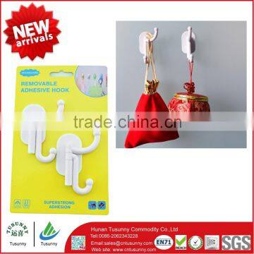 ABS Plastic Type and Stocked,Eco-Friendly Feature plastic clothes hook