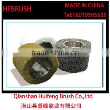 Spiral wire Abrasive brush roller