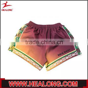 low price customized color gradient men waterproof short pants with cold feeling