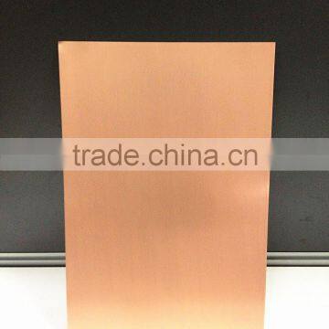 FR-4 epoxy glass yellow copper clad laminate for prited circuit board