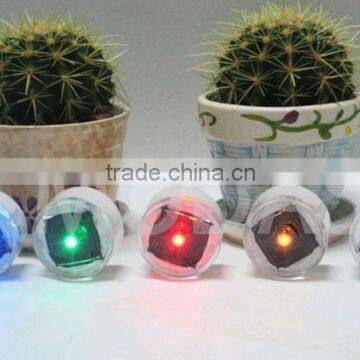 Solar underground light +100% solar power + 1 bright LED +5 Colors for option + Twinkle or Constant