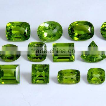 Natural Peridot Cut Stones