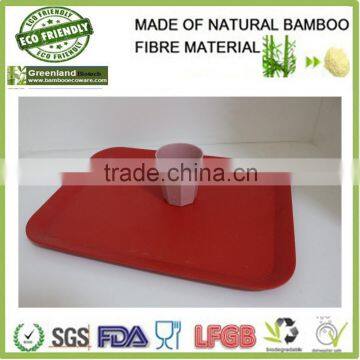 Colorful Biodegradable Bamboo Fiber Fast Food Tray photo-6