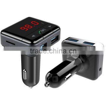 Free Sample New Arrival BC12 Smart Bluetooth APP Control Car bluetooth MP3 Player Fm Transmitter Car Charger