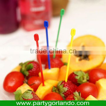 umbrella design disposable plastic picks for food export to Russia