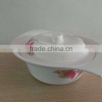 melamine bowl with lid